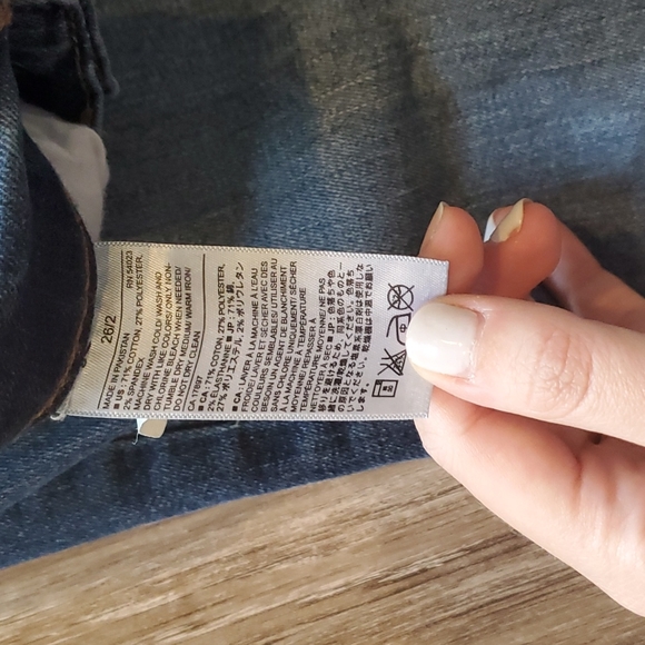 Banana Republic Mid Rise Medium Wash Skinny Jean Size 26/2 - Picture 8 of 8